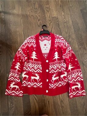 Christmas cardigan sweater